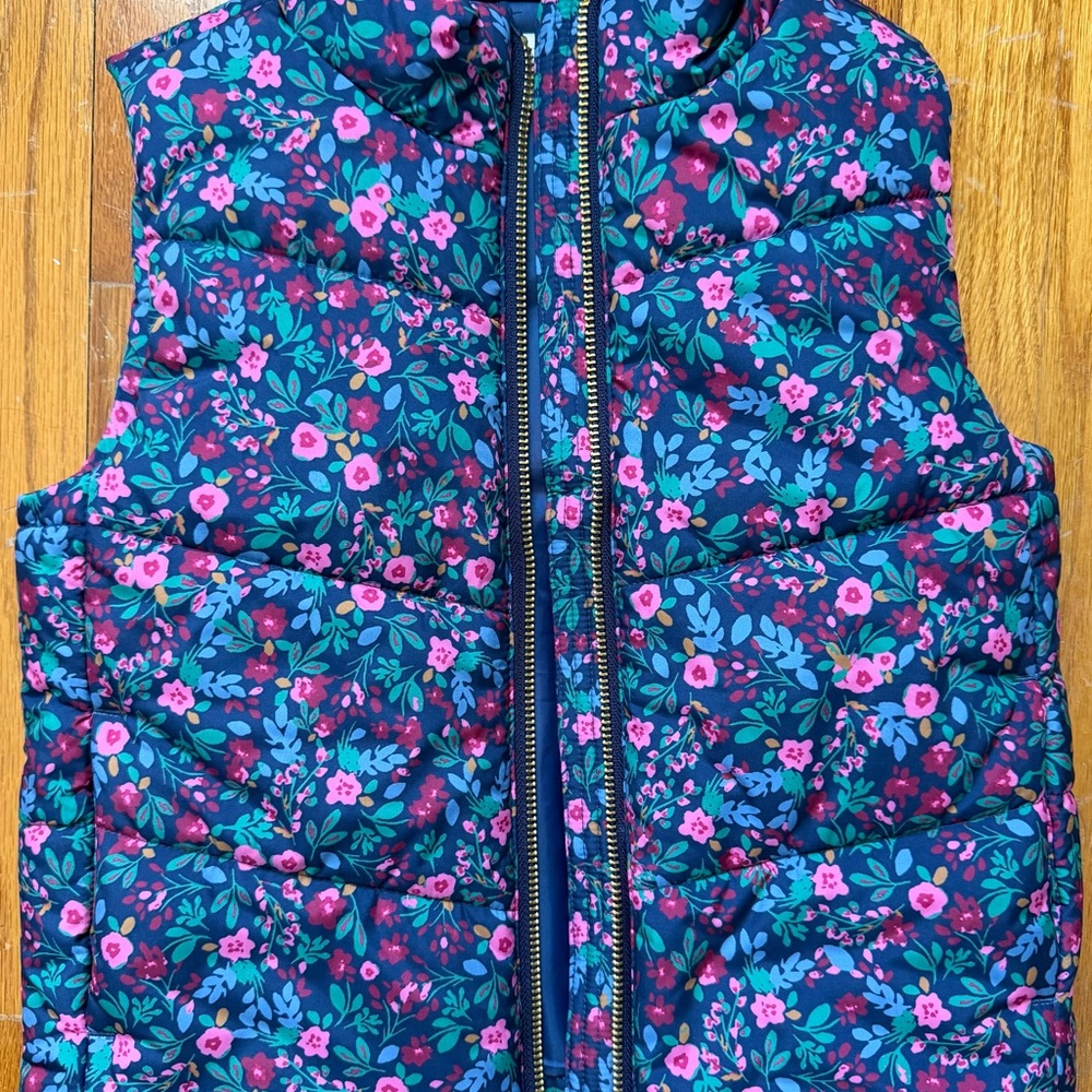 Girls Crewcuts Floral Vest (4/5)